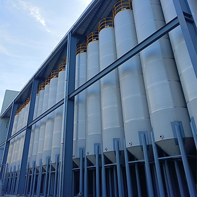 Silozul exterior Niasi Rezolvă punctele dureroase de depozitare a materialelor industriale de bază